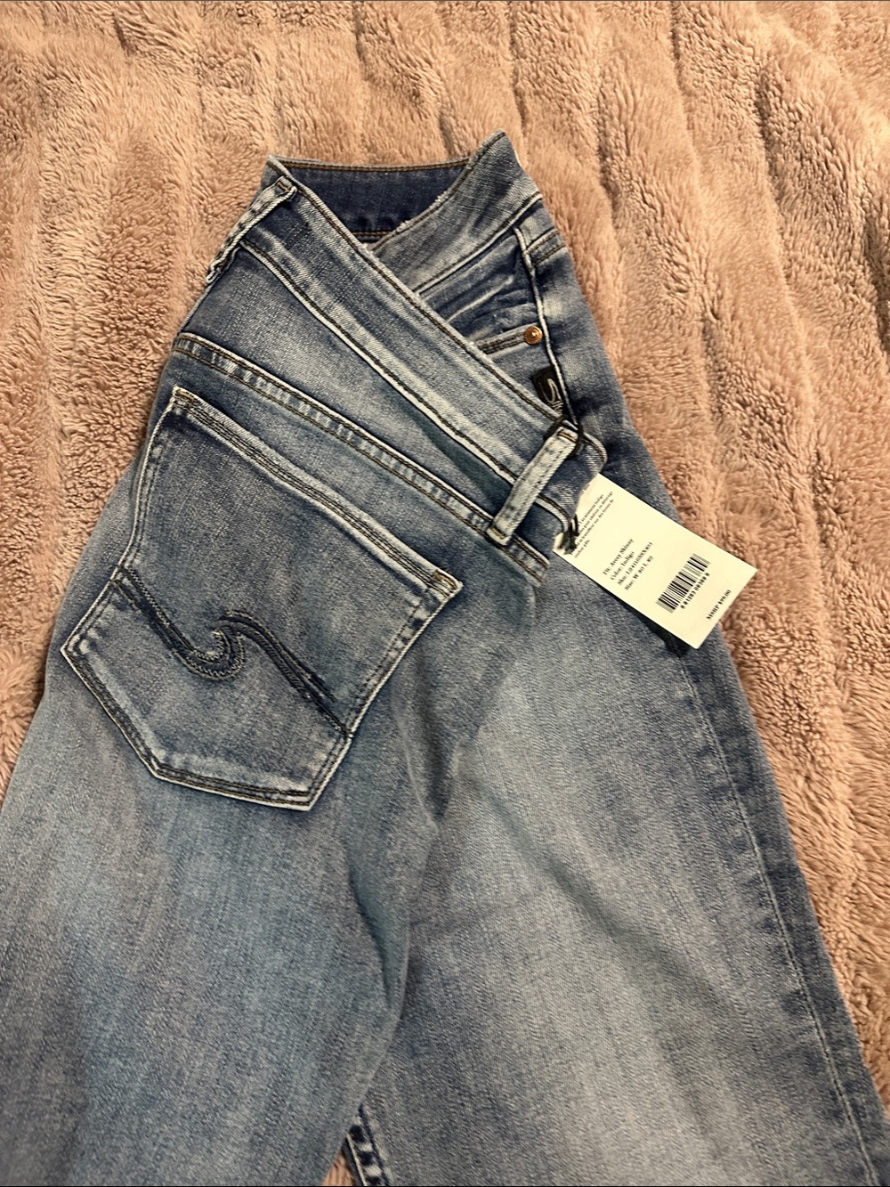 Silver Jeans Women's Straight Leg Light Blue Denim